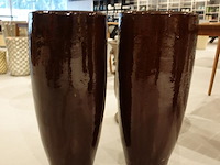 2x vorstvrije terracotta vaas - afbeelding 1 van  4