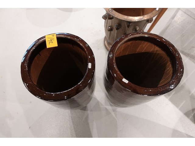 2x vorstvrije terracotta vaas - afbeelding 3 van  4