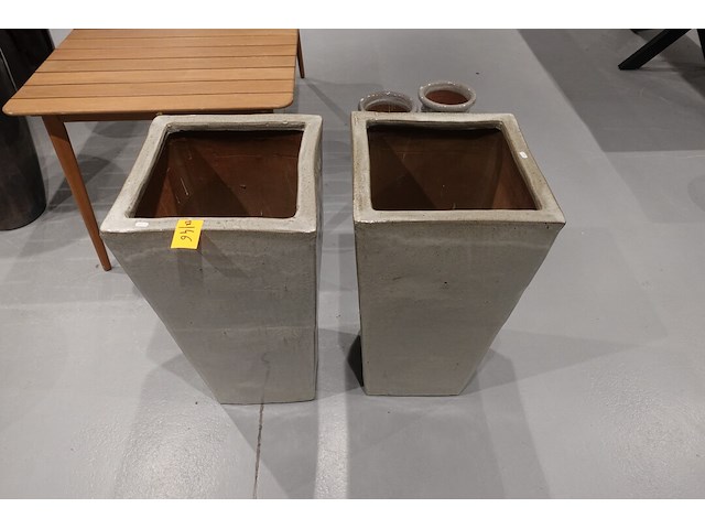 2x vorstvrije terracotta vaas - afbeelding 3 van  5