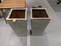 2x vorstvrije terracotta vaas - afbeelding 3 van  5