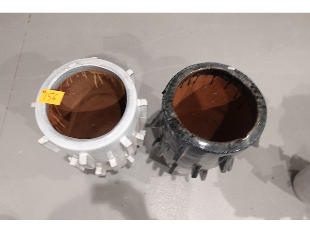 2x vorstvrije terracotta vaas - afbeelding 3 van  5