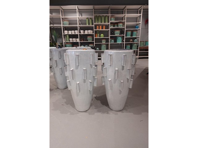 2x vorstvrije terracotta vaas - afbeelding 1 van  4