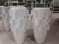 2x vorstvrije terracotta vaas - afbeelding 1 van  4