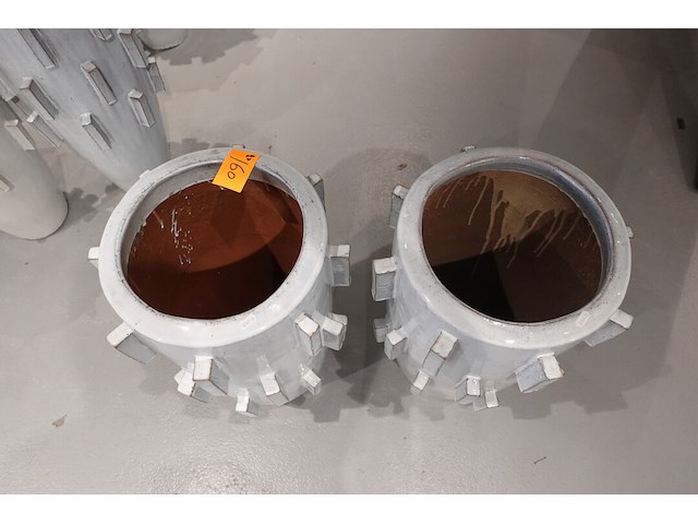 2x vorstvrije terracotta vaas - afbeelding 3 van  4