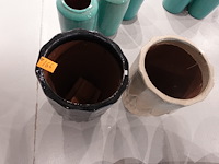 2x vorstvrije terracotta vaas - afbeelding 3 van  5