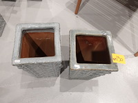 2x vorstvrije terracotta vaas - afbeelding 2 van  3