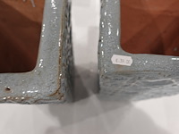 2x vorstvrije terracotta vaas - afbeelding 4 van  4