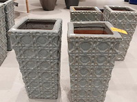 2x vorstvrije terracotta vaas - afbeelding 1 van  3