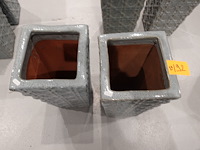 2x vorstvrije terracotta vaas - afbeelding 2 van  3