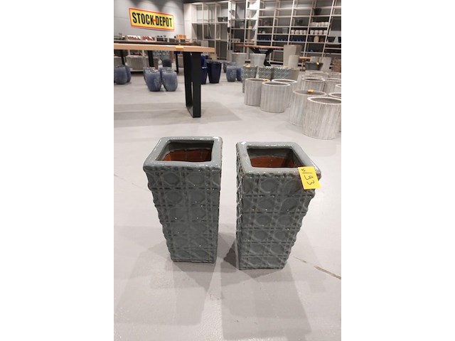 2x vorstvrije terracotta vaas - afbeelding 2 van  4