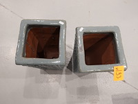 2x vorstvrije terracotta vaas - afbeelding 3 van  4