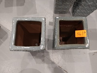 2x vorstvrije terracotta vaas - afbeelding 3 van  4