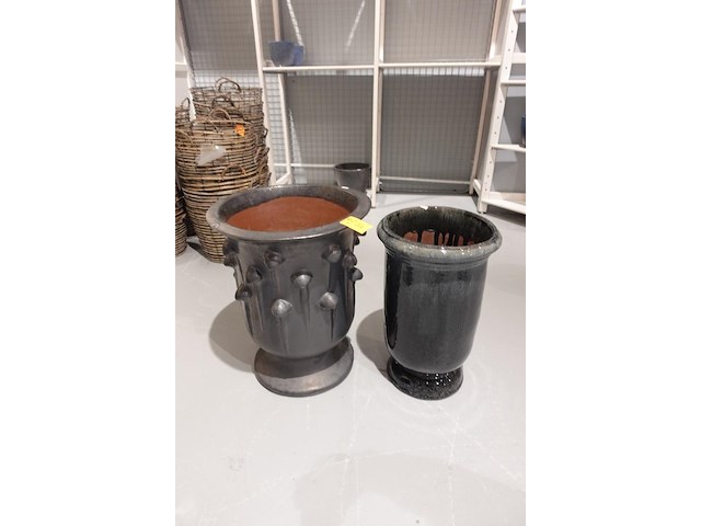 2x vorstvrije terracotta vaas - afbeelding 2 van  5