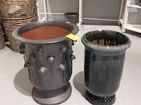 2x vorstvrije terracotta vaas - afbeelding 2 van  5