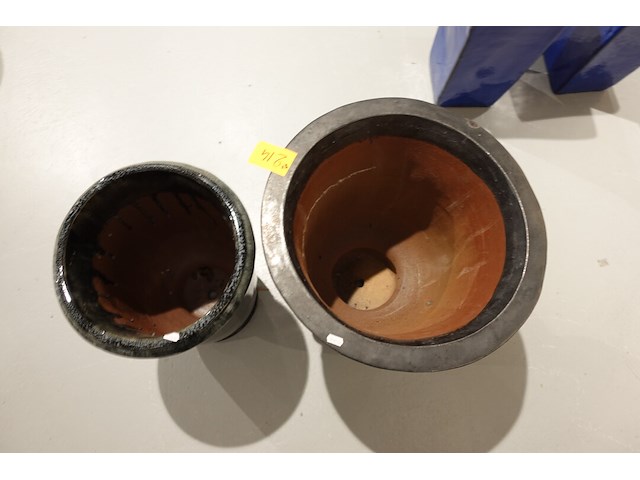 2x vorstvrije terracotta vaas - afbeelding 3 van  5