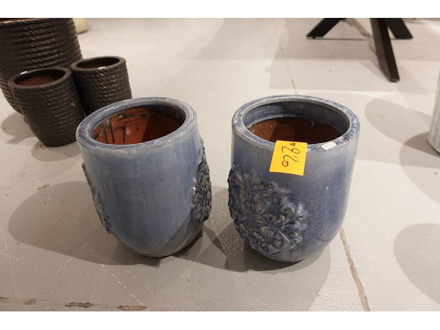 2x vorstvrije terracotta vaas - afbeelding 2 van  4