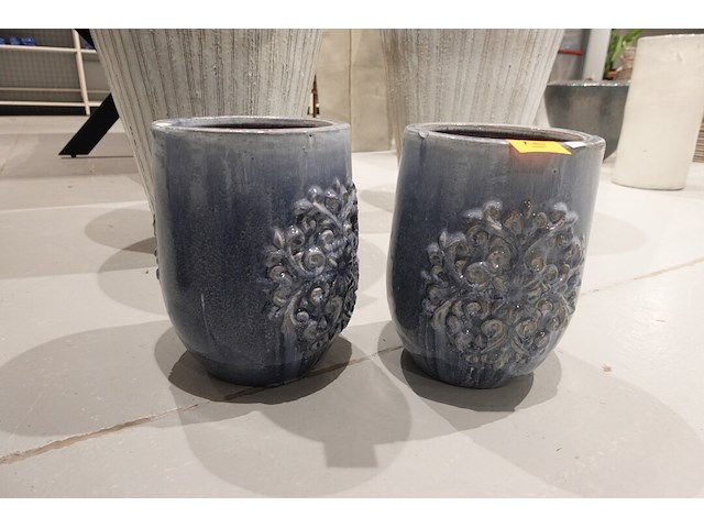 2x vorstvrije terracotta vaas - afbeelding 1 van  4
