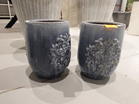 2x vorstvrije terracotta vaas - afbeelding 1 van  4