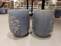 2x vorstvrije terracotta vaas - afbeelding 1 van  4