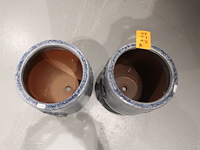 2x vorstvrije terracotta vaas - afbeelding 3 van  4