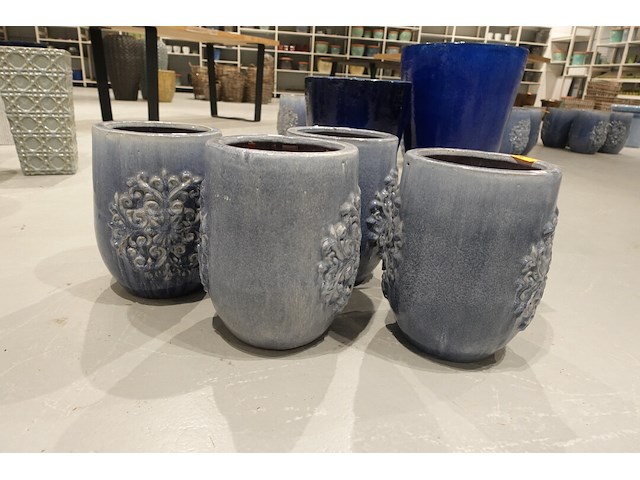 2x vorstvrije terracotta vaas - afbeelding 1 van  4