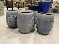 2x vorstvrije terracotta vaas - afbeelding 1 van  4