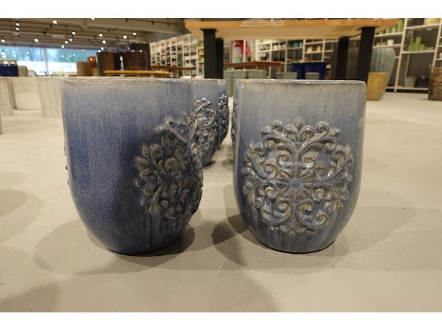 2x vorstvrije terracotta vaas - afbeelding 1 van  4