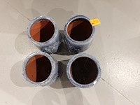 2x vorstvrije terracotta vaas - afbeelding 3 van  4