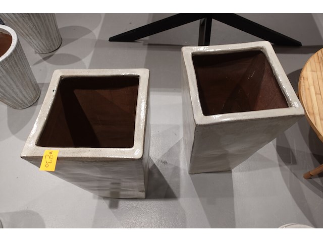 2x vorstvrije terracotta vaas - afbeelding 3 van  4