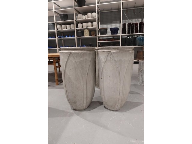 2x vorstvrije terracotta vaas - afbeelding 1 van  4