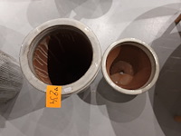 2x vorstvrije terracotta vaas - afbeelding 3 van  5