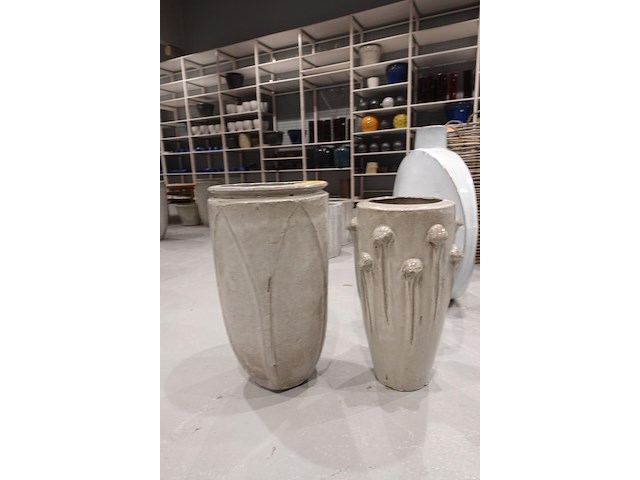 2x vorstvrije terracotta vaas - afbeelding 1 van  5