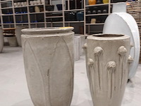 2x vorstvrije terracotta vaas - afbeelding 1 van  5