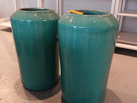 2x vorstvrije terracotta vaas - afbeelding 1 van  4