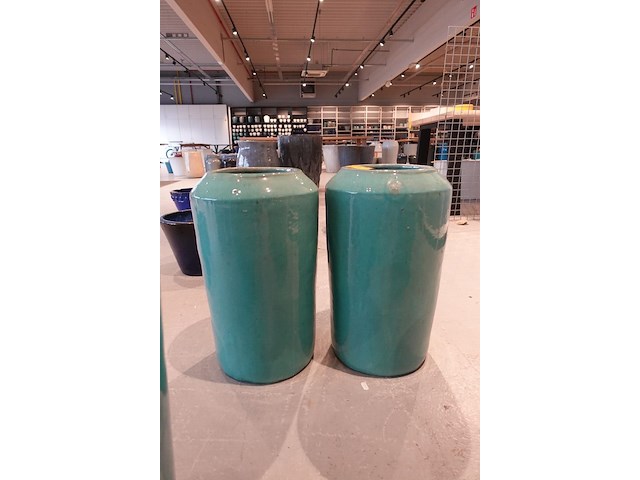 2x vorstvrije terracotta vaas - afbeelding 1 van  4