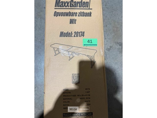 2x vouwbare zitbank - afbeelding 3 van  3