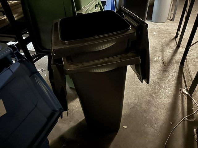 2x vuilcontainer sulo - grijs - 140l - afbeelding 1 van  1