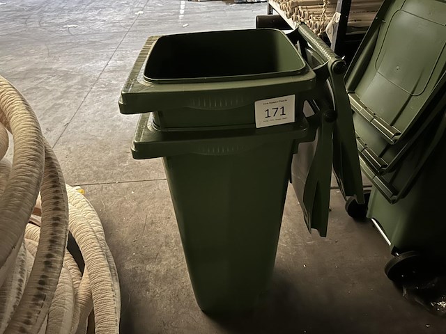 2x vuilcontainer sulo - groen - 140l - afbeelding 1 van  1