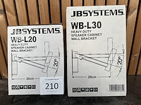 2x wall bracket jbsystems - afbeelding 1 van  1