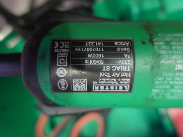 2x warmeluchtblazer leister - afbeelding 4 van  4