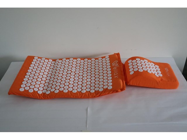 2x wellax acupressuurmat met kussen - afbeelding 2 van  6