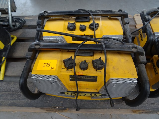 2x werfradio dewalt - afbeelding 3 van  5