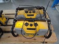 2x werfradio dewalt - afbeelding 2 van  4