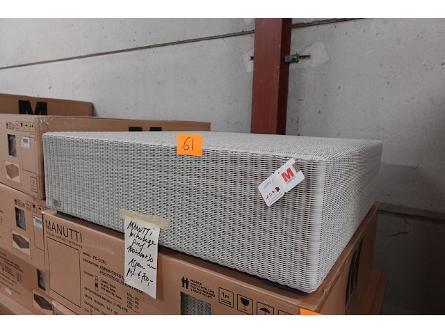 2x wicker poef manutti - afbeelding 2 van  3