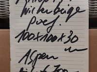 2x wicker poef manutti - afbeelding 3 van  3