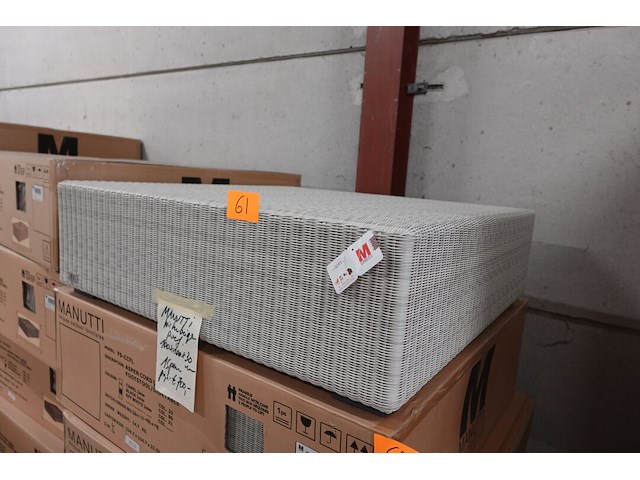 2x wicker poef manutti - afbeelding 2 van  3