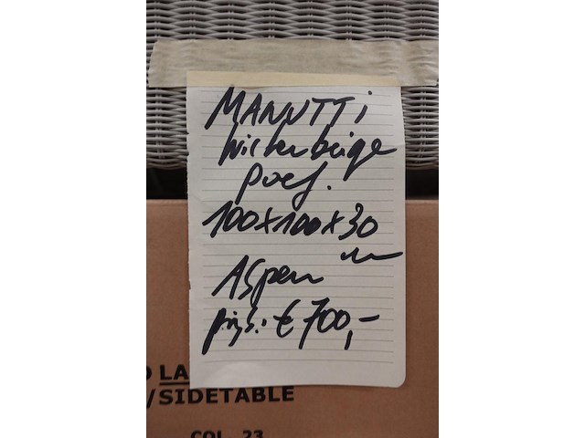 2x wicker poef manutti - afbeelding 3 van  3