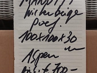 2x wicker poef manutti - afbeelding 3 van  3