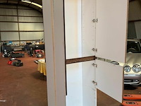 2x witte kolomkast h210 cm - afbeelding 2 van  4