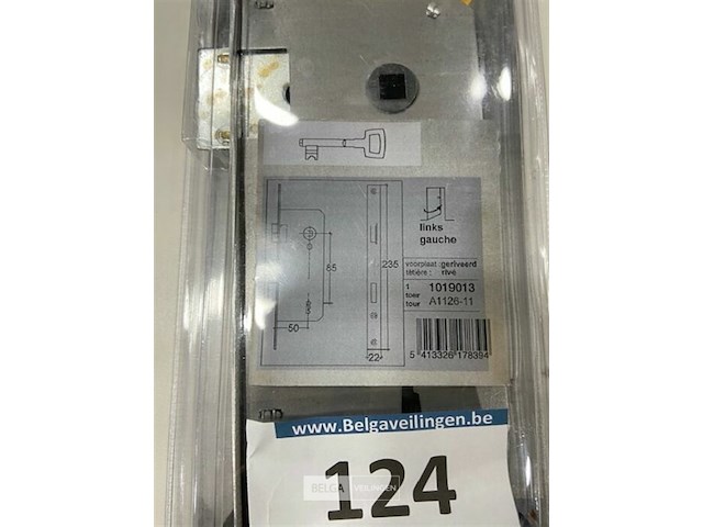 2x yale insteekslot a1126 links doorn 50mm pc 85mm - afbeelding 3 van  3